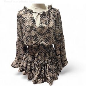 Sleek Python Print Buddy Love ZoZo Dress